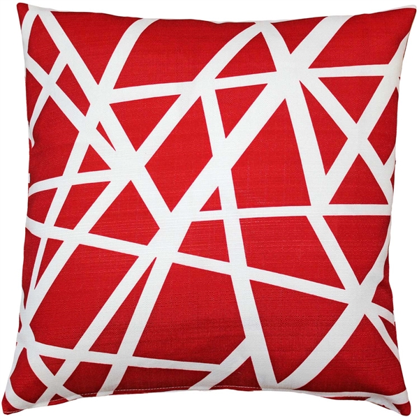 Bird s Nest Red Throw Pillow 19x19