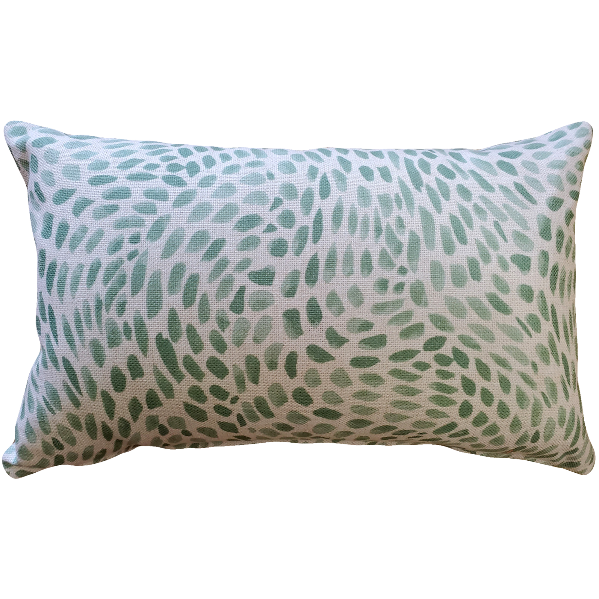 Teal Lumbar Pillow for Back Support, Green & Blue Decorative Pillow for  Bed, Large Couch Pillows Set, Accent Sofa Cushion or Outdoor Lumbar 