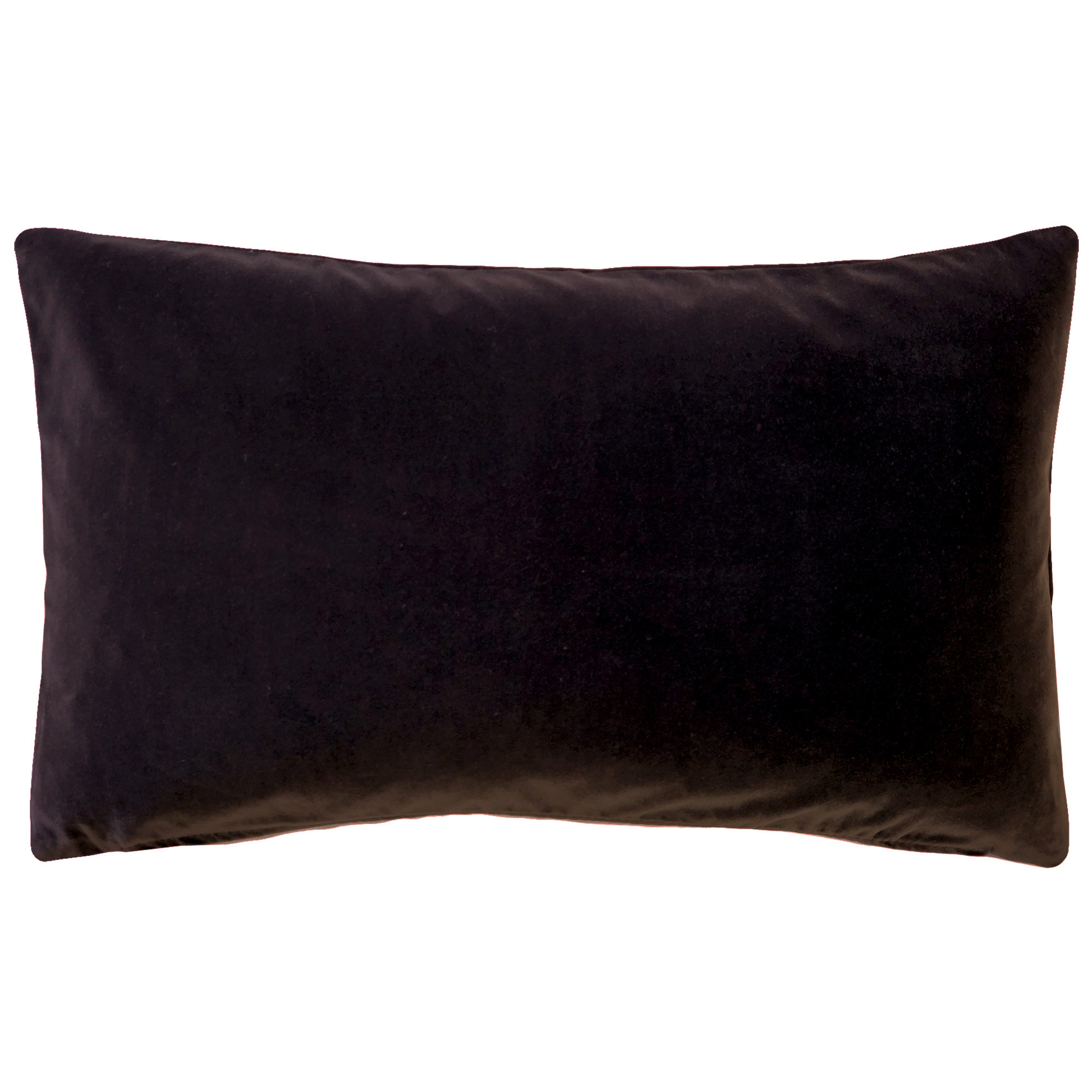 Castello Espresso Brown Velvet Throw Pillow 12x20