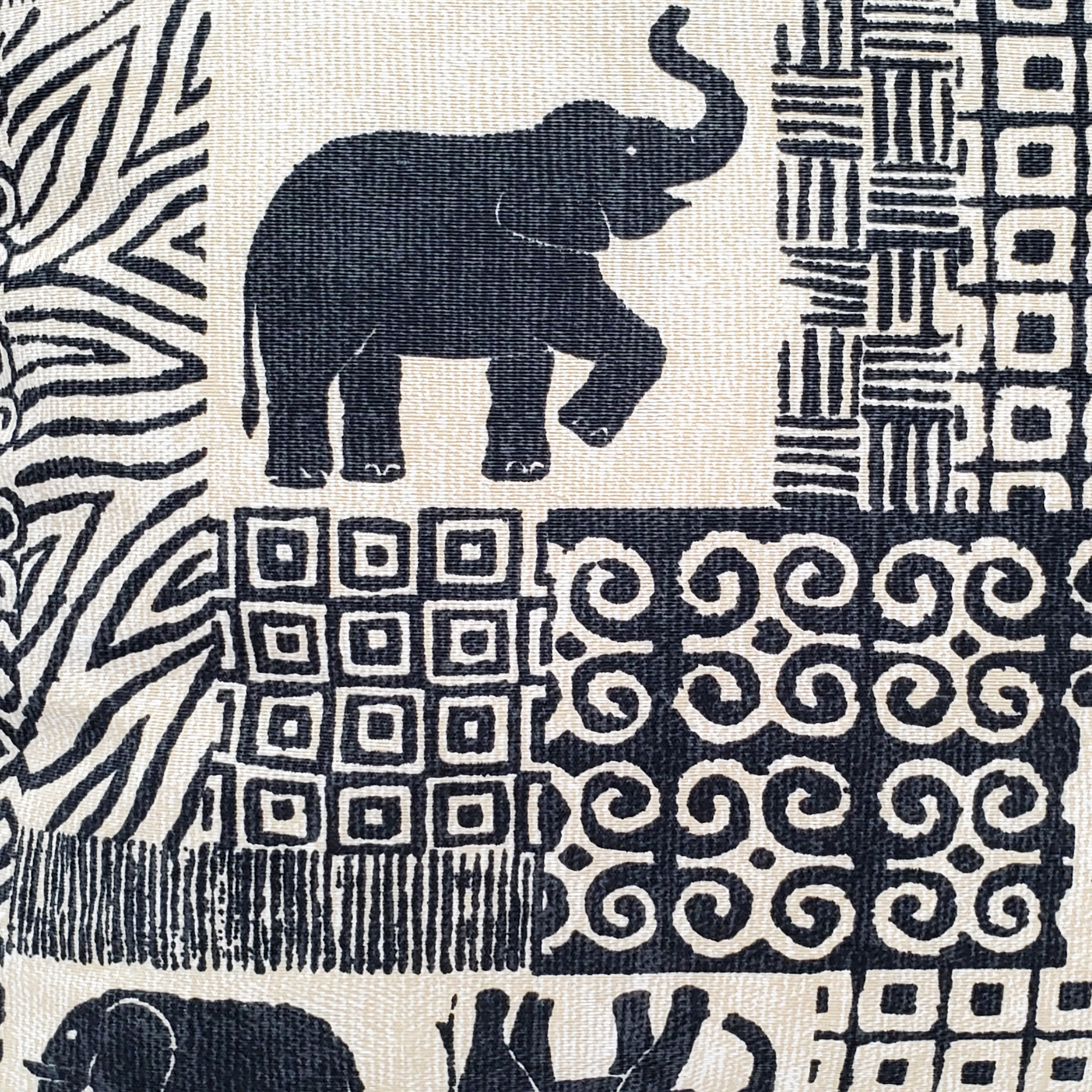 Zakouma Elephant Throw Pillow 20x20 - Pillow Decor