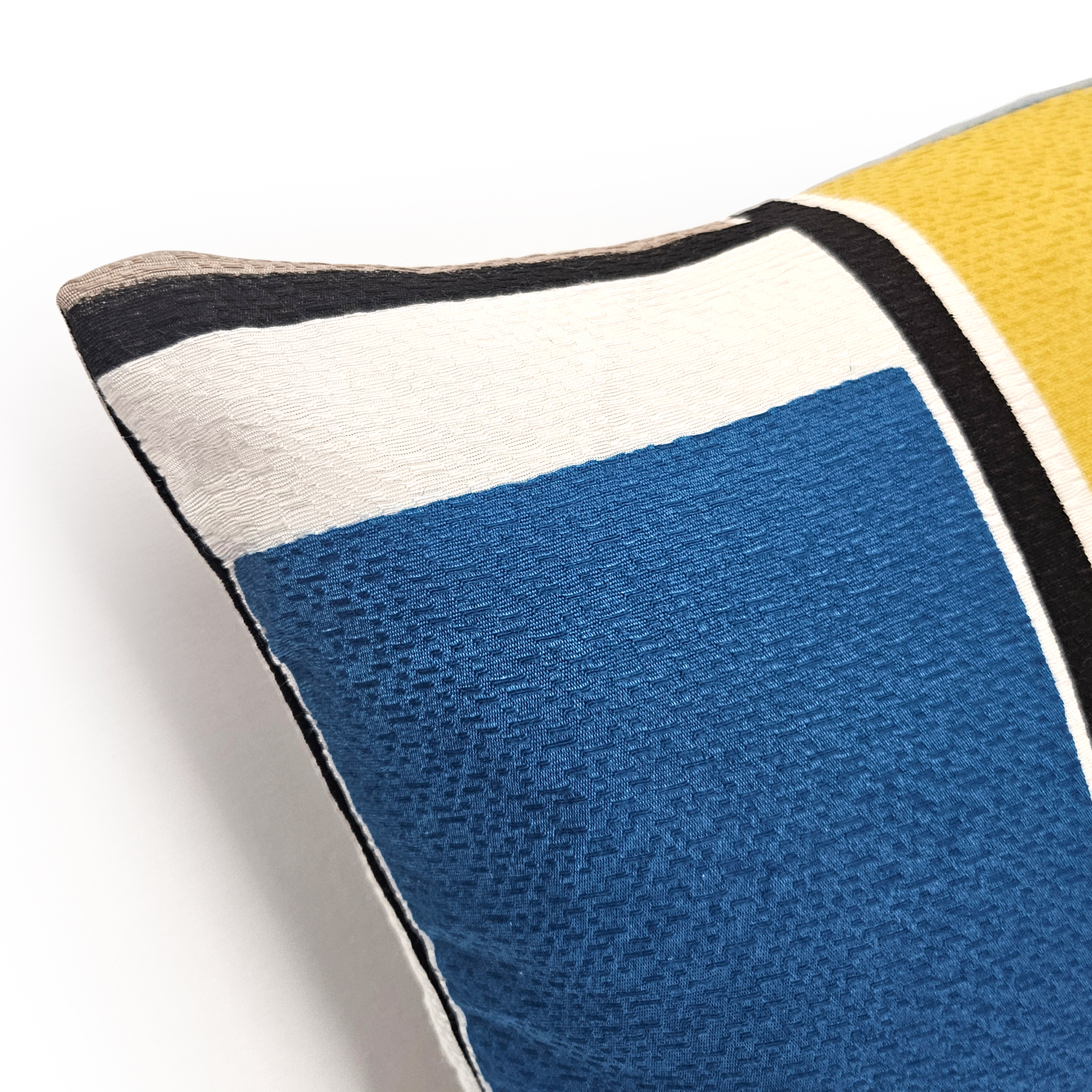 Retro Mid-Century Rectangles Throw Pillow 11x19 | Pillow Decor