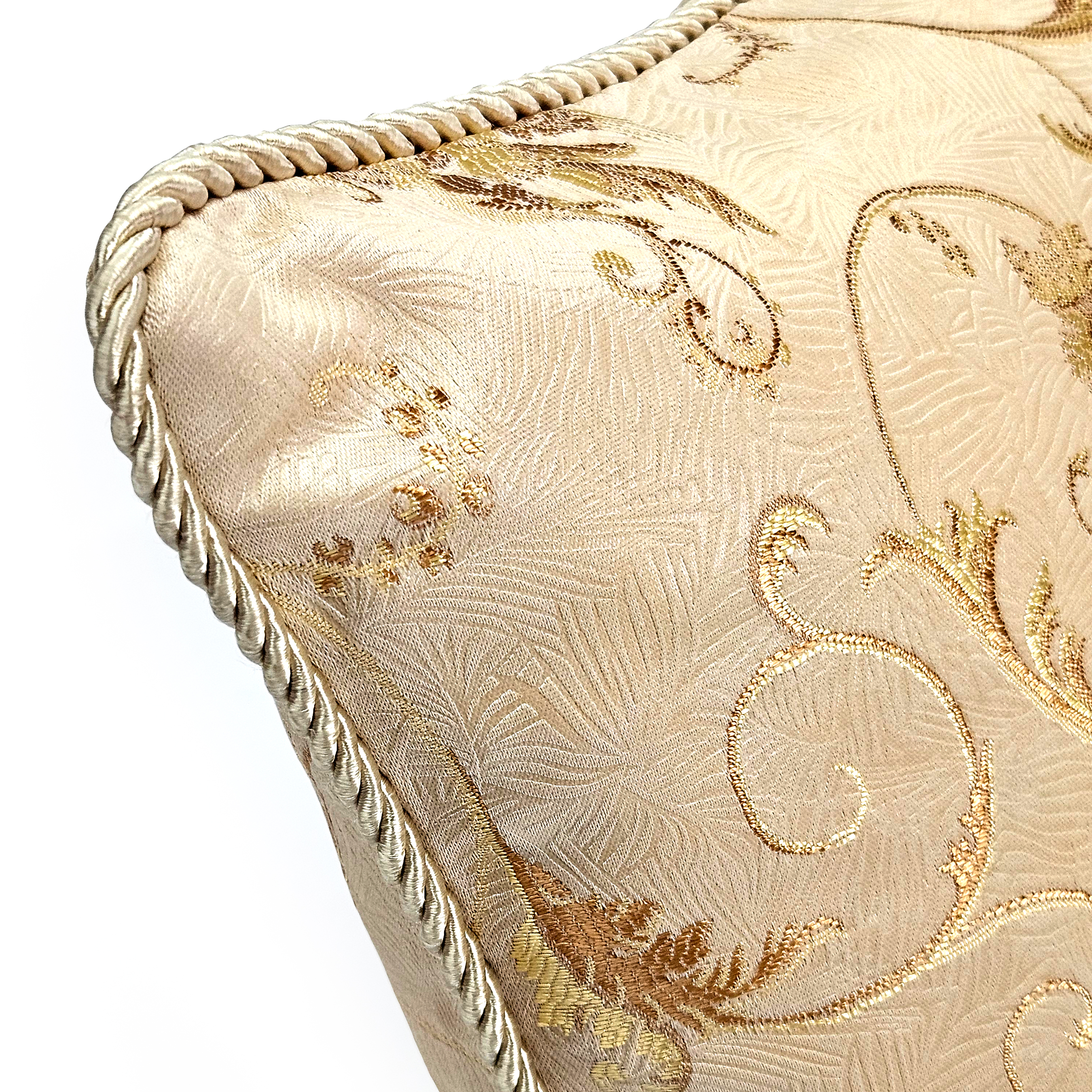 Garden of Eden Luxury Brocade Throw Pillow