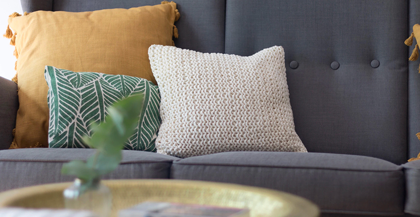 How to stuff a pillow cover