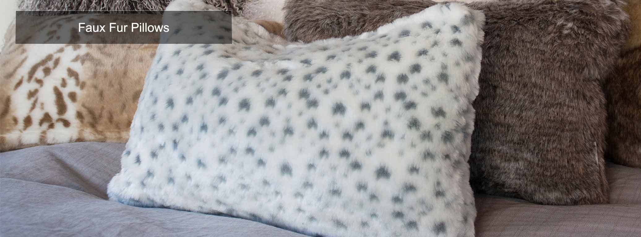 Faux Fur Pillows - Soft Plush Pillows | Pillow Decor