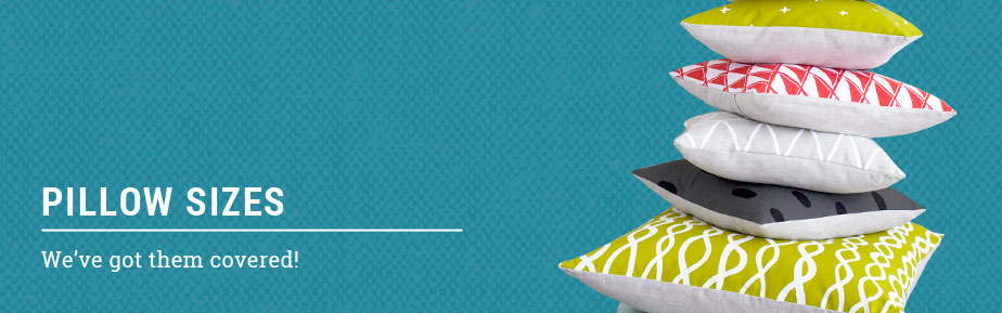 standard throw pillow dimensions