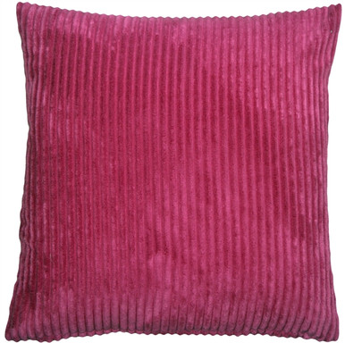 Wide Wale Corduroy 18x18 Oyster Throw Pillow | Pillow Decor