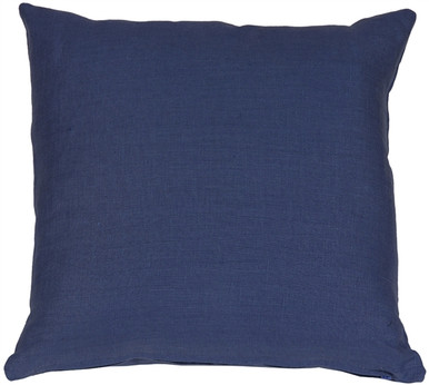 Textured Marble - Indigo Blue Throw Pillow by SilverPegasus