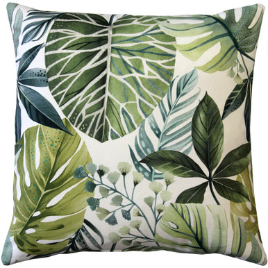 Large Leaf Study Iii By Modern Tropical 20 X 20 Throw Pillow - Americanflat  : Target