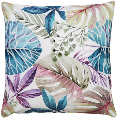 Thai Garden Green Leaf Throw Pillow 12x20 - Pillow Decor