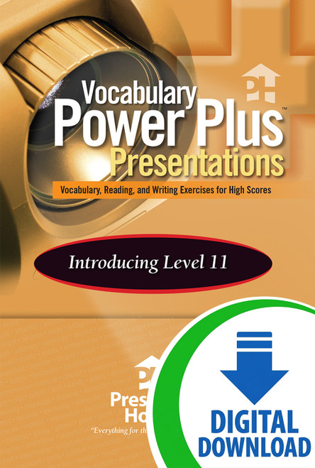 Vocabulary Power Plus Classic Presentations: Introduction - Level 11 - Downloadable