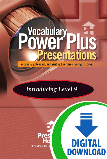 Vocabulary Power Plus Classic Presentations: Introduction - Level 9 - Downloadable