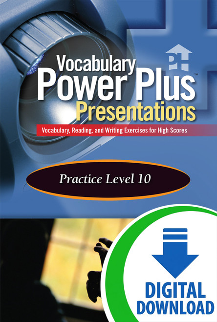 Vocabulary Power Plus Classic Presentations: Practice - Level 10 - Downloadable