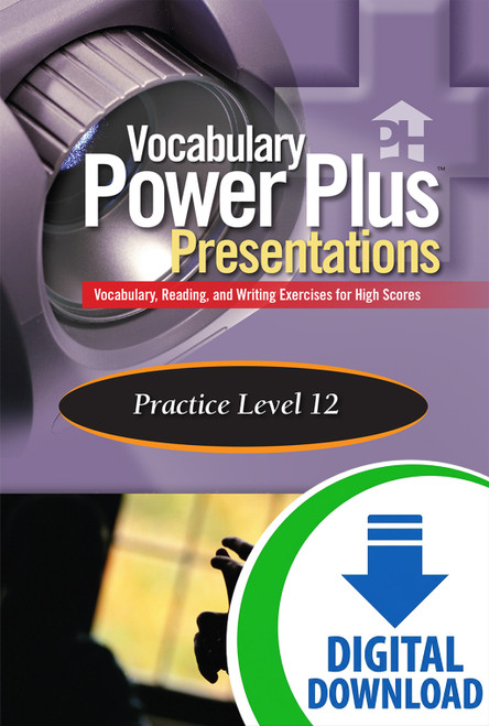 Vocabulary Power Plus Classic Presentations: Practice - Level 12 - Downloadable