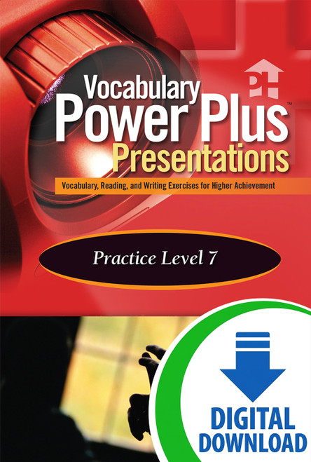 Vocabulary Power Plus Presentations: Practice - Level 7 - Downloadable
