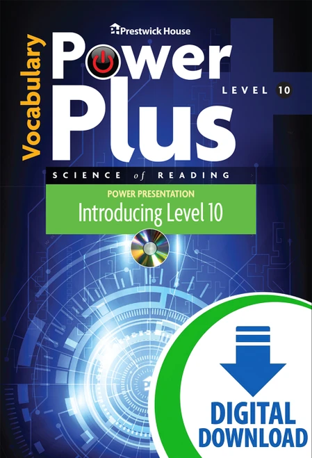 Vocabulary Power Plus - Level 10 - Introduction Power Point - Downloadable