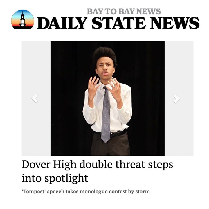Daily State News coverage of Eugene Watts's monologue honor