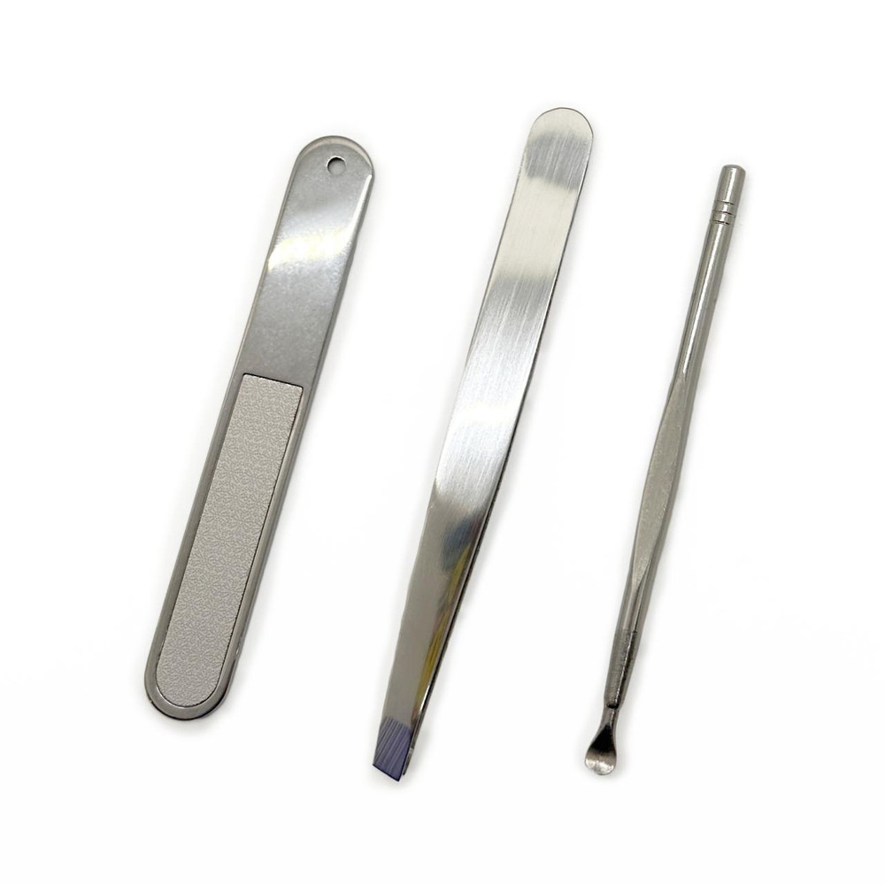 Manicure Set - 5-Piece Stainless Steel with case -
