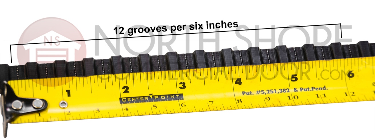 12 Grooves per six inches
