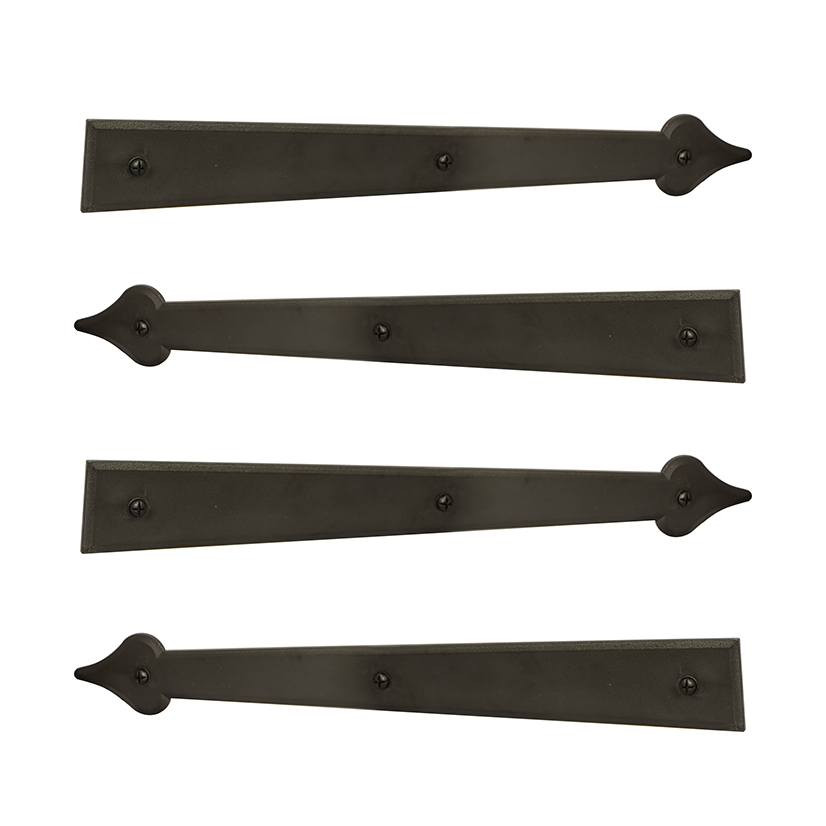 Decorative Accents Magnetic Spade Hinge Set – Durable Decorative