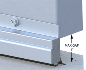 XCluder® XSLP Low-Profile Fiber-Reinforced EPDM Pest Control Door