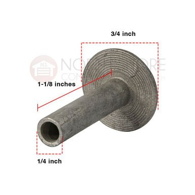 TODCO 89210-0036 Stainless Steel Truck Door Rivet â€“ 1-1/8