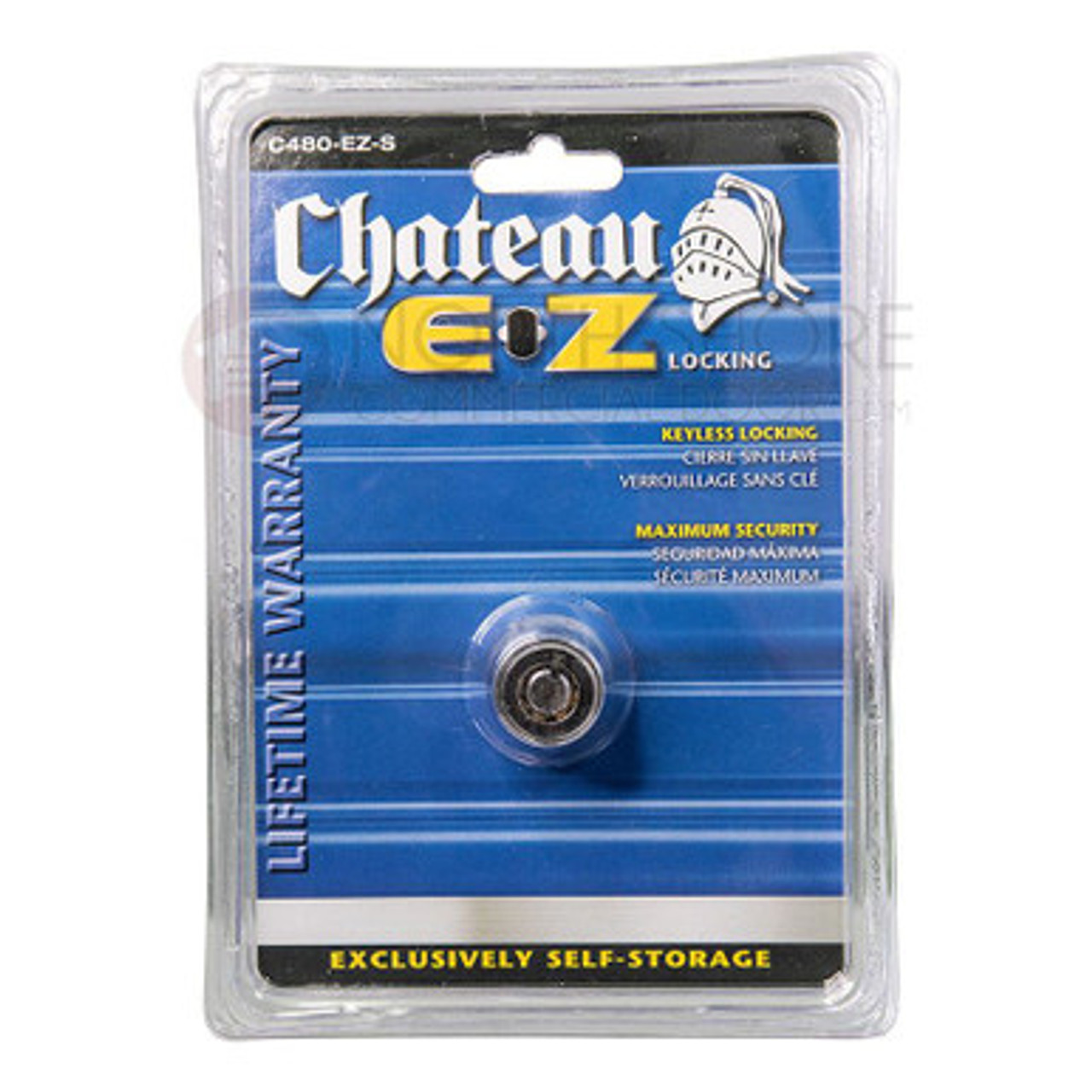 Chateau C-480-EZ-S-CD-KD Short Milled EZ Cylinder Lock