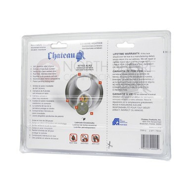 Chateau C-99X2-CD-KA X-Type Disc Locks 2-Pack Keyed