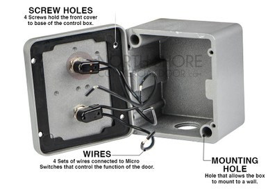 2BX Exterior Garage Door Control Station NEMA 4 Rated