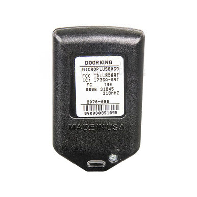 DoorKing 8070-084 HID Gate Remote – 2 Button