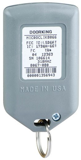 DoorKing 8067-080 2-Button Remote – 318 MHz