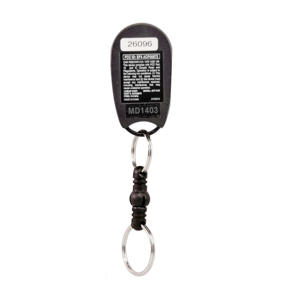 Linear ACT-31B MegaCode 1-Button Garage Remote