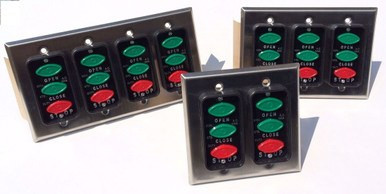 MMTC LCE-3-3G Commercial 3-Gang Door Control