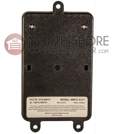 Pulsar 831T 318MHz Gate & Garage Door Remote