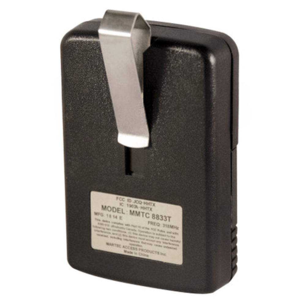 Pulsar 8833T Garage Door & Gate Opener Remote 318 MHz