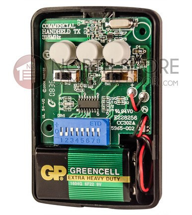 Pulsar 3-Button Remote 318 MHz
