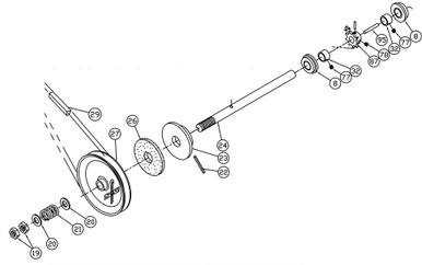 MANARA 3点セット Manaras Operator Clutch Shaft Kit - MOUNTSHAFT001