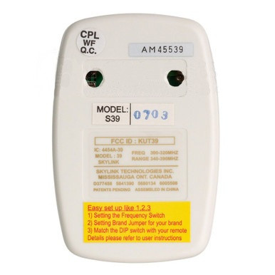 Skylink 39 Universal Garage Door Remote