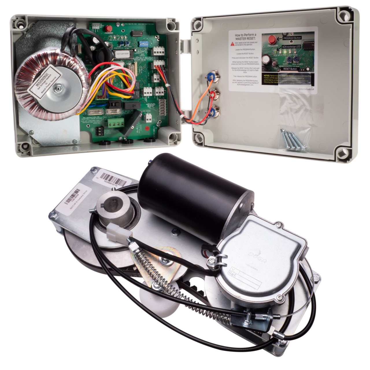 ZAP 8825-HP Series 3 High Power Sectional Jackshaft Garage Door Opener