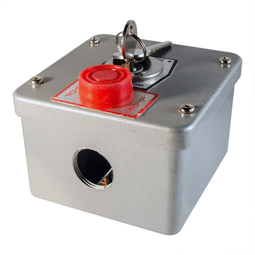 Surface Mount Key Switch w/ Stop – L Open / R Close