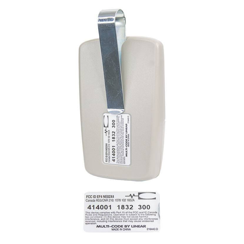 Multi-Code 4140 4-Button Visor Remote