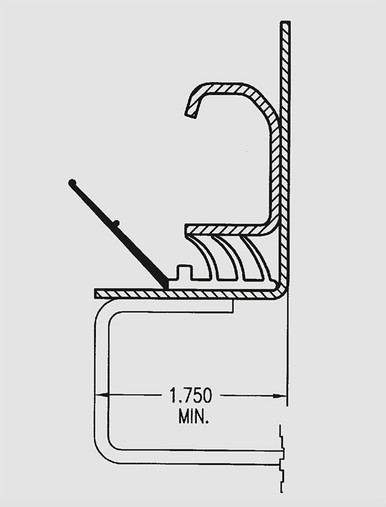 TODCO 70338 Side Seal Assembly - Push In (1/2