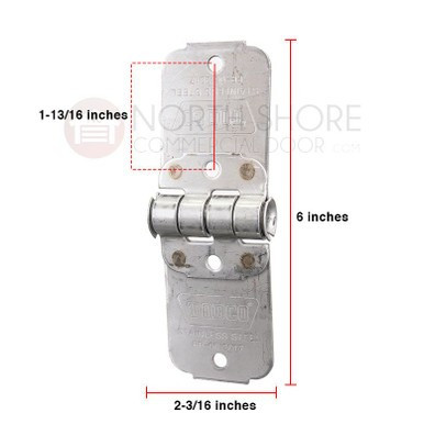TODCO 70435 End Hinge - Stainless Steel for DryFreight and TodCold