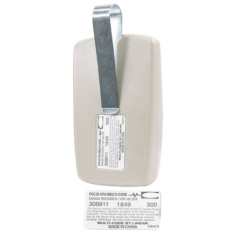 Multi-Code 3089 1-Button Garage Remote