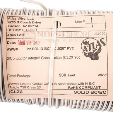 LiftMaster 2-Strand Bell Wire – 500 Ft., 22 Gauge