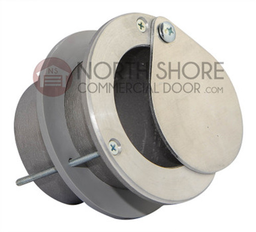 3" ALUMINUM EXHAUST PORT FOR GARAGE DOORS