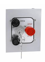 3BFLM Three Button W/ Mortise Lockout Flush Mount Control Station