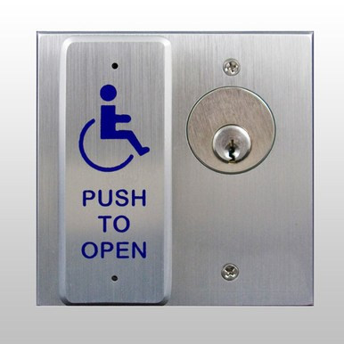 BEA 10COMBOPLATE Access/Security Ctrl Maintained Contact ON/OFF Combo Plt Key SW/Jamb Style Push Plt