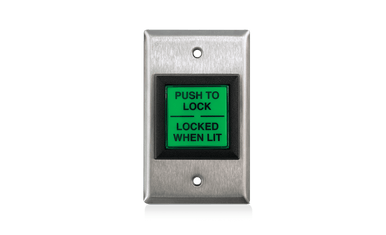 BEA 10PTLBUTTON Push-To-Lock Restroom Security Button