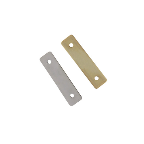 C-490-BP Back Plate for Flat Door Latch Strikes CHROME or ZINC 