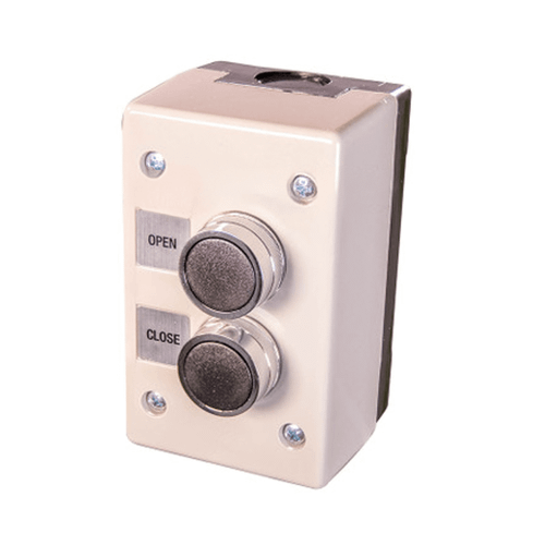 Auspicious 3BXT Exterior 3 Button Surface Mount Control Station - Up/Down/Stop, Double Pole